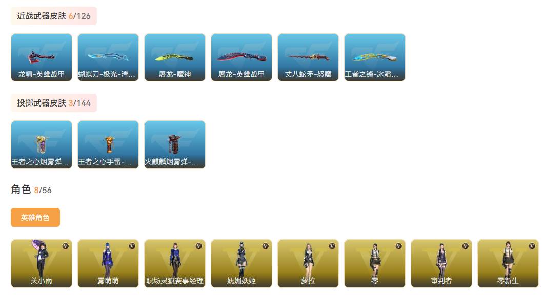 CFMSW363184枪战王者账号详情图31 CFMSW363184枪战王者账号详情图31