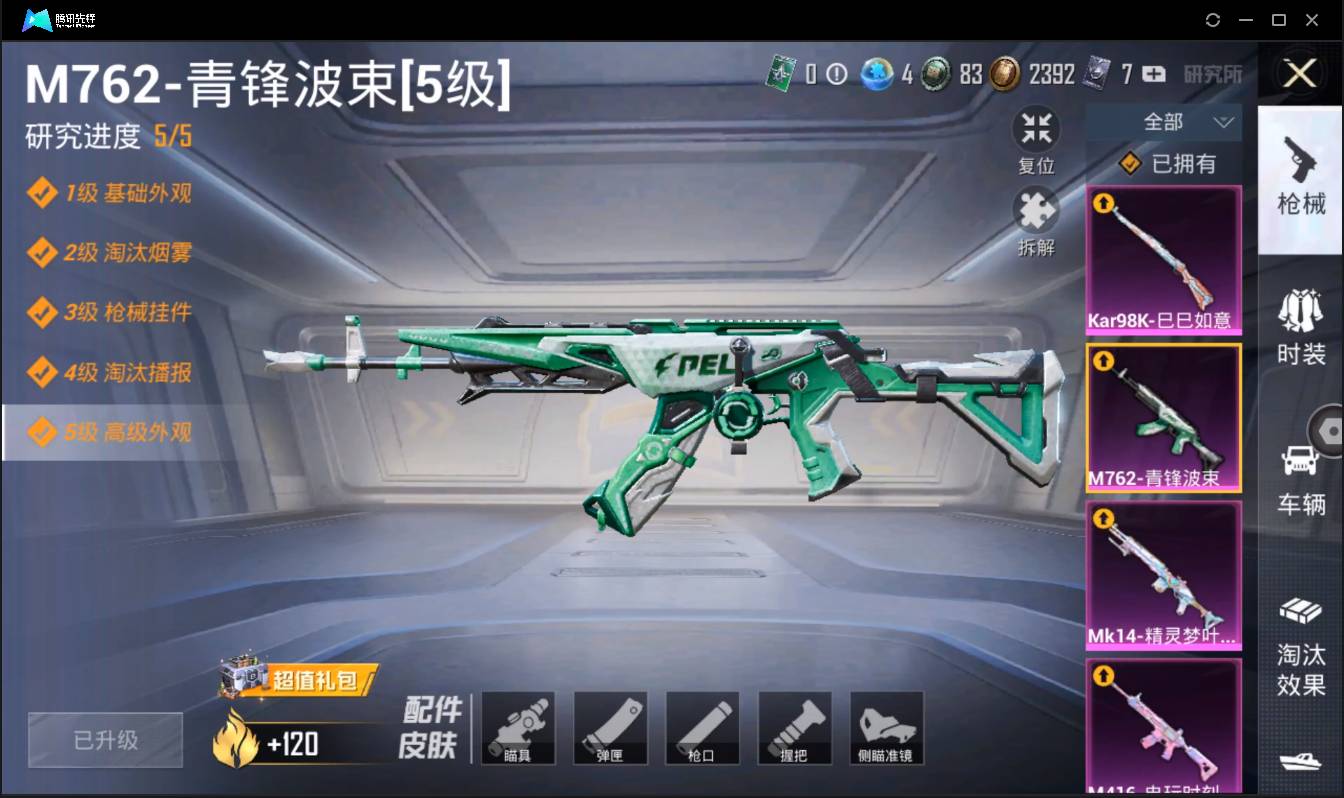 HPSW3430377和平精英账号详情图11 HPSW3430377和平精英账号详情图11