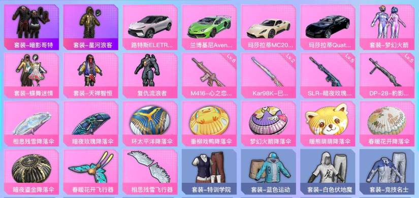 HPSW3445738和平精英账号详情图2 HPSW3445738和平精英账号详情图2