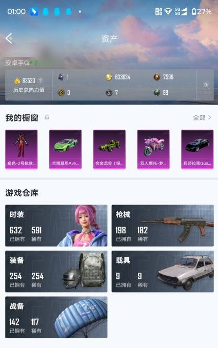 HPSW3448088和平精英账号详情图5