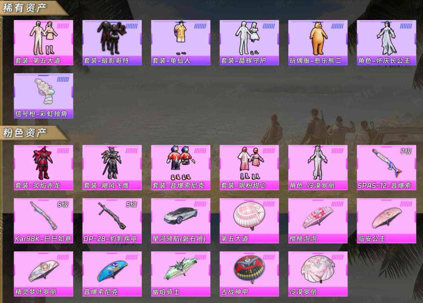 HPSW48610和平精英账号详情图2