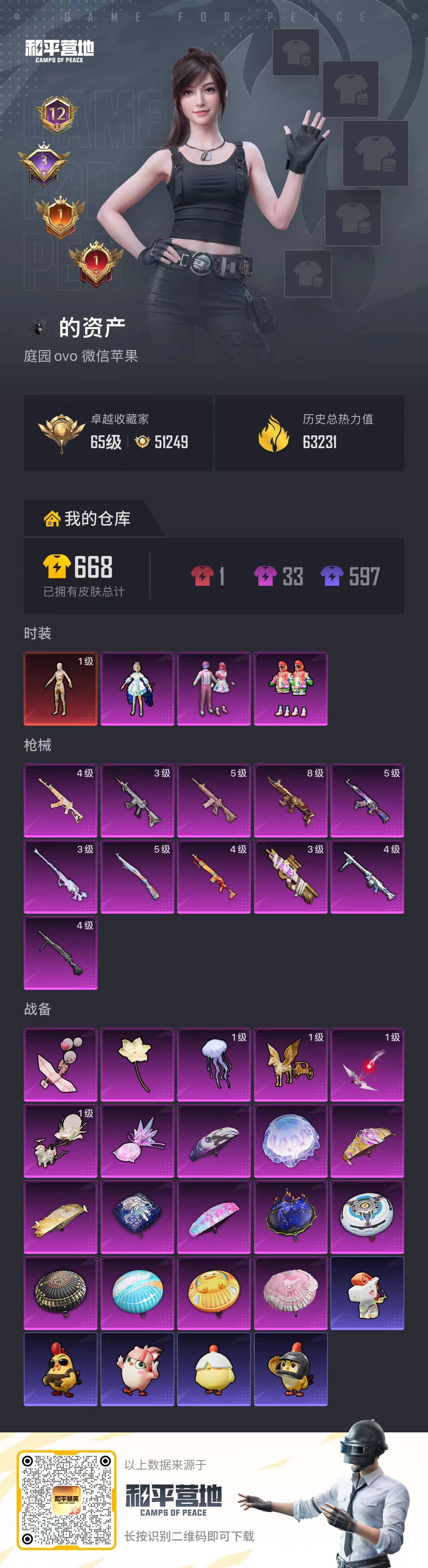 HPSW4194729和平精英账号详情图2