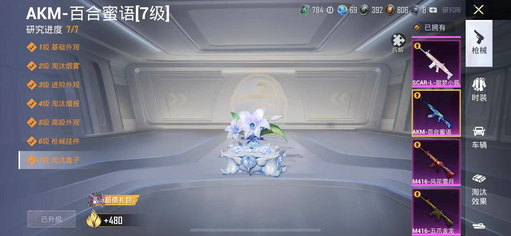 HPSW3358867和平精英账号详情图60