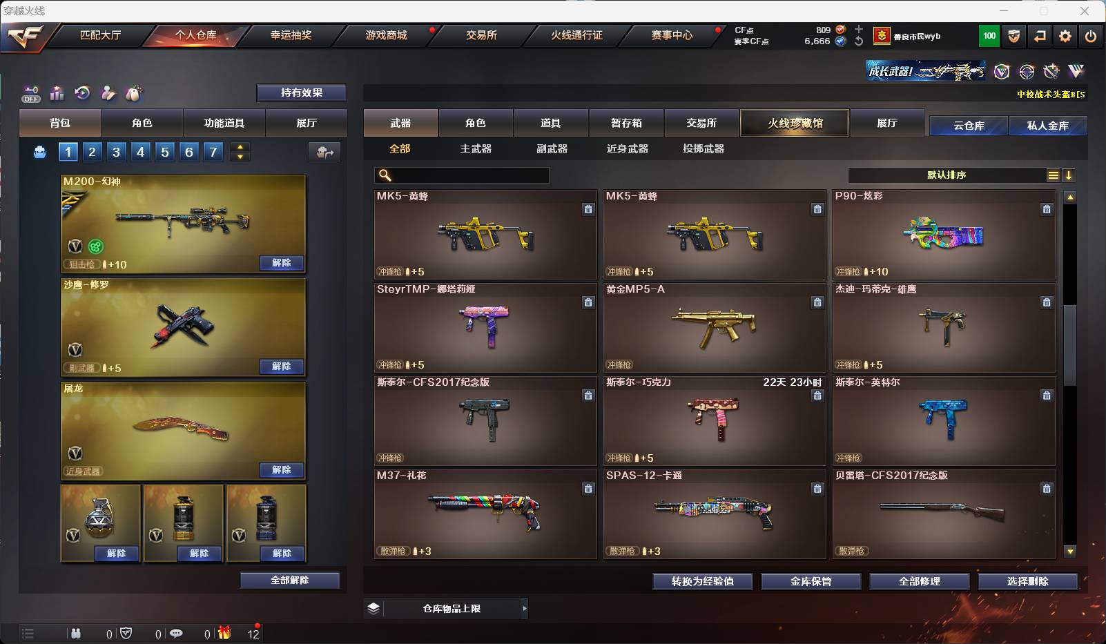 CFSW329480穿越火线账号详情图21 CFSW329480穿越火线账号详情图21