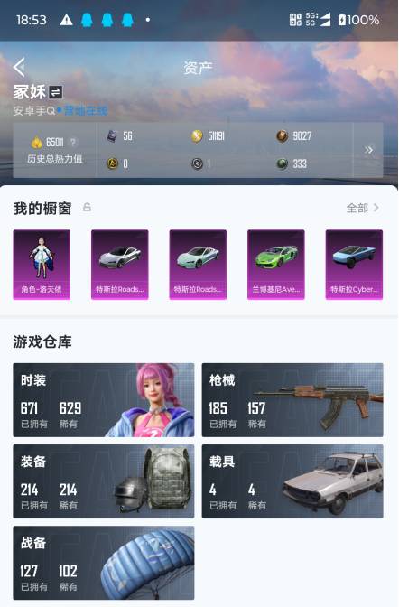 HPSW3328916和平精英账号详情图4