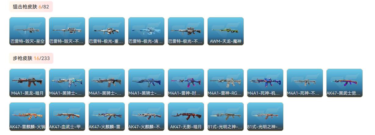 CFMSW351375枪战王者账号详情图10